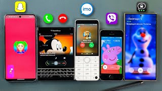 Imo Viber Threema SnapChat  Incoming Call Blackberry amp Xiaomi Qin amp iPhone 5s amp Pixel 8P amp S24U [upl. by Grados29]