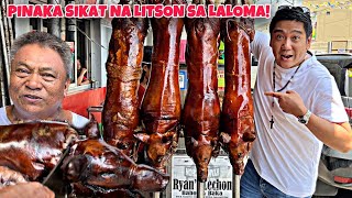 ULTIMATE LECHON SA LALOMA SUPER CRISPY AT NAPAKA LAMBOT NG LAMAN  STREET FOOD MANILA [upl. by Thorr170]