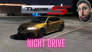 2024 Acura Integra Type S POV Night Drive  Your Most Popular Question Answered [upl. by Jannel]