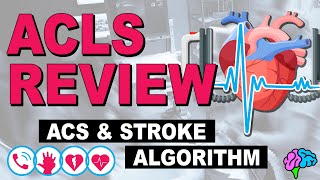 ACS amp Stroke Algorithms  ACLS Review [upl. by Ojyma754]