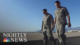 Father And Son Stationed At Same Arizona Air Force Base  NBC Nightly News [upl. by Paik493]