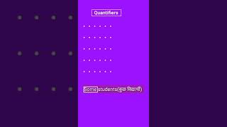 Quantifiers  Quantifiers in english grammar  quantifiers englishshorts [upl. by Eeldivad]