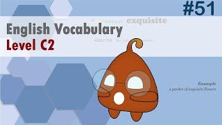 English Vocabulary Simplified C2 Level for Advanced Learners 51 [upl. by Ledif]