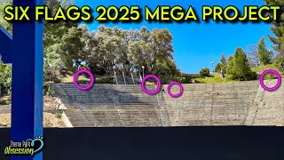 Is Six Flags Magic Mountain Building a Mega Coaster Park Updates amp More [upl. by Ebbarta]