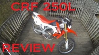 2013 CRF250L review [upl. by Lindner305]