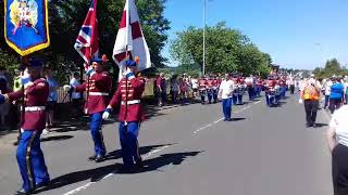 Portadown true blues Flute band  Johnstone 30062018 [upl. by Adolfo133]