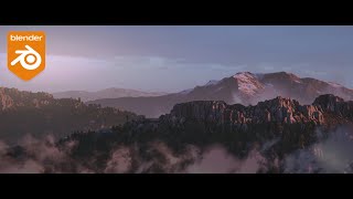 Реалистичные пейзажи  Realistic Landscapes  Blender [upl. by Odracer]