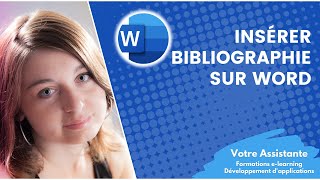 Insérer une bibliographie sur Word [upl. by Eedrahs685]