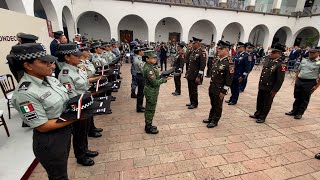 DAN ASCENSOS A PERSONAL DEL EJÉRCITO GUARDIA NACIONAL Y FUERZA AÉREA [upl. by Gearhart]