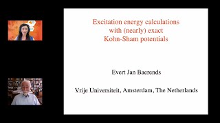 Excitation energy calculations with nearly exact KohnSham potentials – Evert Jan Baerends [upl. by Ile]