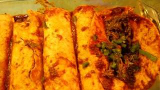 Beef Enchilada with red saucemp4 [upl. by Apur]