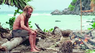 ملخص فيلم cast away وحيد في الجزيرة وقعت به طائرة بقي يصارع الموت من أجل زوجته وعندما رجع وجد مفاجأة [upl. by Anbul846]