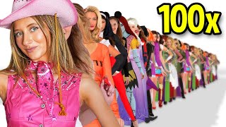 I TRIED ON 100 HALLOWEEN COSTUMES [upl. by Dhaf]