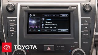 HowTo Audio Streaming on Display Audio with Entune®  Toyota [upl. by Rasecoiluj521]