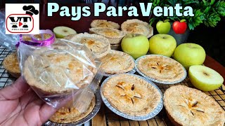 ‼️PAY DE MANZANA PARA INICIAR NEGOCIOCómo hacer pays de Manzana individuales desde ceropara venta [upl. by Everest508]