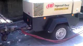 compresor ingersollrand 731 en accion [upl. by Janina]