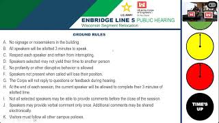 Enbridge Line 5 Public Hearing  June 4 2024 [upl. by Aikimat]