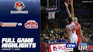 NorthPort vs Brgy Ginebra highlights  PBA Season 48 Commissioners Cup  Jan 7 2023 [upl. by Yvonner]