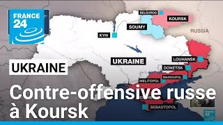 Contreoffensive russe à Koursk  Moscou dit avoir repris 10 localités aux Ukrainiens [upl. by Roybn]