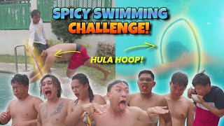 SPICY SWIMMING CHALLENGE [upl. by Ilohcin]