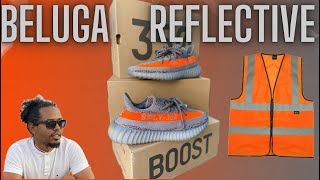 adidas Yeezy 350 beluga reflective  the iconic colorway is back  review on feet [upl. by Hu]