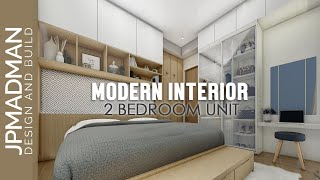 2BR Condo Tour  Modern Style  DMCI 48 SQM Condo Renovation  Lumiere Residences [upl. by Gnemgnok]