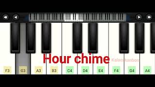 Westminster chime piano notes Big Ben keyboard notes [upl. by Ecitnerp]