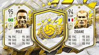 ES KNALLT WIEDER in 32x GARANTIERTE MID ICON PACKS IN FIFA 22 [upl. by Natascha]