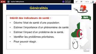 Etude des différents indicateurs de santé [upl. by Alvis791]