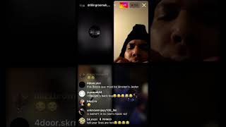 TCG Genna beefing 40 Reject Reece on instagram live  Part 1 [upl. by Aldora334]