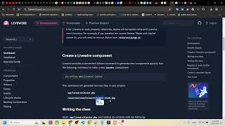 laravel Livewire Create a Livewire component [upl. by Ehtnax]