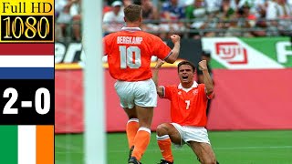 Netherlands 20 Ireland World Cup 1994  Full highlight  1080p HD  Dennis Bergkamp [upl. by Head]