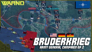 WARNO  Bruderkrieg Army General Campaign Ep2 ᴴᴰ [upl. by Photima393]