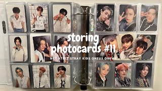 Storing Photocards 11 stray kids rock star finishing leedo and giuk jungwoo [upl. by Nosiaj652]