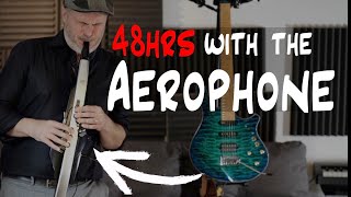 Guitarist Demos the Roland Aerophone Ae30 [upl. by Sherwynd]