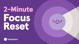 Free 2Minute Quick Focus Reset Meditation Regain Focus to Work Study or Get Tasks Done [upl. by Prud]