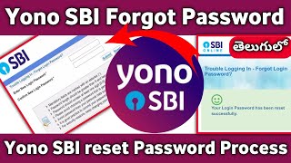 How to FORGOT RESET PASSWORD in YONO SBI TELUGU How to Change Yono SBI Password [upl. by Odnalo]