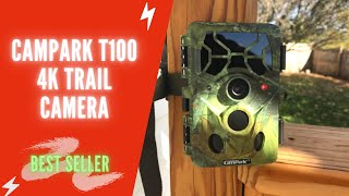 Campark T100 Trail Camera Review  Campark Trail Camera 4K Test  Campark Trail Camera Manual 2021 [upl. by Kcoj]