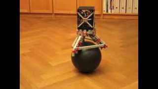 Fischertechnik Robot Balancing on a Ball [upl. by Anuahsal]