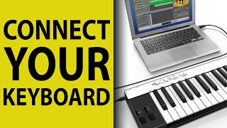 How to Connect a MIDI Keyboard to a Computer [upl. by Asil519]