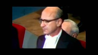 Milton Friedman interrupted by leftwing activist at the Nobel prize ceremony [upl. by Hervey]