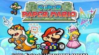 Super Paper Mario Music  Title Screen [upl. by Kenzi524]