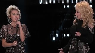 Miley Cyrus Teams Up With Dolly Parton amp Pentatonix For Amazing quotJolenequot Cover [upl. by Tiram]