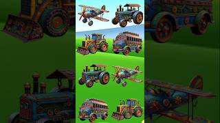 Part 7 Ragistan wale jcbbus aeroplane tractor 😜truck bustractor jcb vfx short jcbcatoonfun [upl. by Orlina750]