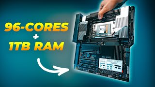 The Secrets of the 900 Motherboard Revealed ASUS Pro TRX50 Sage WiFi Review [upl. by Essirahc]