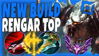 EGIRL DOMINATING TOPLANE WITH THE NEW RENGAR BUILD IN HIGH ELO BROKEN RENGAR BUILD [upl. by Rubetta]