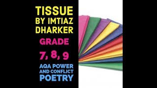 Tissue Imtiaz Dharker Language analysis [upl. by Retsbew215]