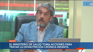 Ministerio de Salud del Ecuador toma acciones para contrarrestar la desnutrición infantil [upl. by Introk]