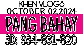 PANG BAHAY NA COMBIS  OCTOBER 022024 KHEN VLOGS [upl. by Epoh415]