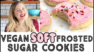 Vegan Soft Frosted Sugar Cookies [upl. by Short702]